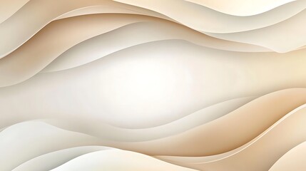 Obraz premium Abstract Beige Wave Pattern Background Design