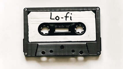 Fototapeta premium Vintage halftone lo-fi tape