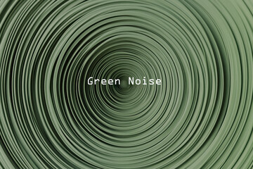 Obraz premium A minimalist digital artwork with a textured circular pattern in shades of green, forming a vortex-like effect.