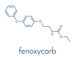 Fenoxycarb insect growth regulator molecule. Skeletal formula.