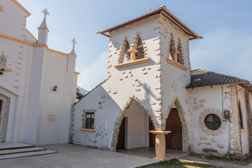 Fototapeta premium Carmen church in Pueblo Bello village, Cesar, Colombia