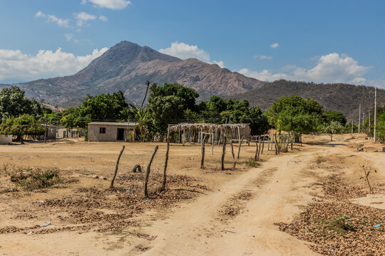 View of La Mina village, Cesar, Colombia