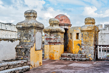 wall in san juan de ulua veracruz 