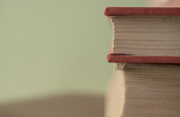 a stack of books