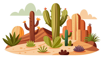 cactus in desert