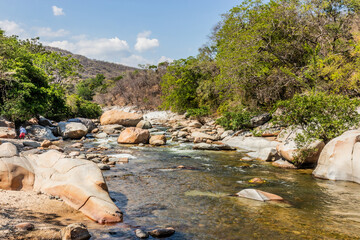 Balneario La Mina swimming area near Valledupar, Colombia