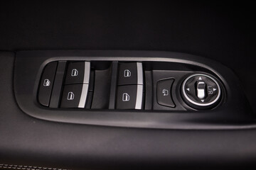 Obraz premium Modern Car Door Control Panel with Window Switches for convenience and functionality