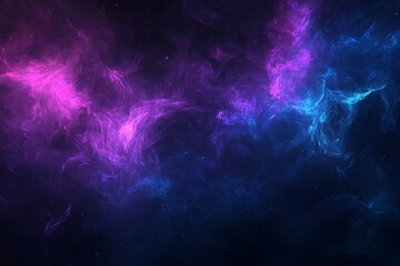 Naklejka premium dark purple and blue grainy background with glowing light trails creating a futuristic digital vibe 