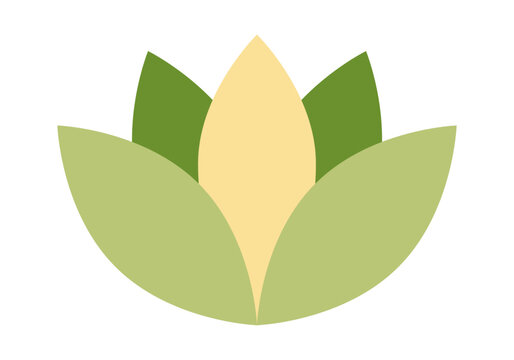 Representaci&oacute;n de flor de loto para yoga