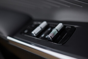 Modern Car Door Control Panel with Window Switches for convenience and functionality