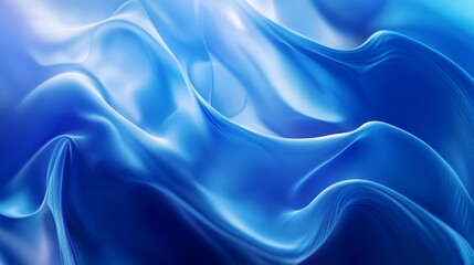 Obraz premium Abstract blue gradient smooth background