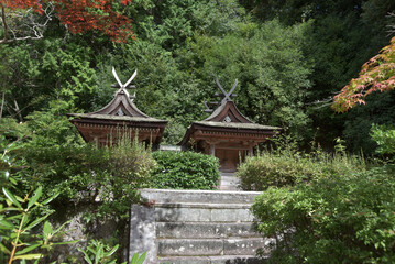 円成寺　春日堂と白山堂　奈良市忍辱山町