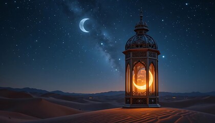 Beautiful Lanterns with a Sky Background