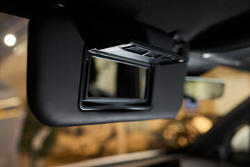 Introducing a Stylish Car Sun Visor with an Illuminated Mirror for chic design and functionality