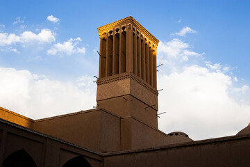 wind catcher in persia iranian architecture ancient air conditioning for the desert  