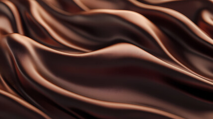 Obraz premium Rich brown velour texture with a soft, plush surface, offering a luxurious and cozy feel for upholstery or fashion fabrics,generative ai. Velour. Illustration