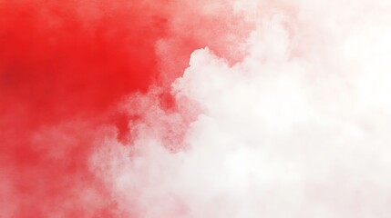 Fototapeta premium Abstract Red and White Cloud Formation Image