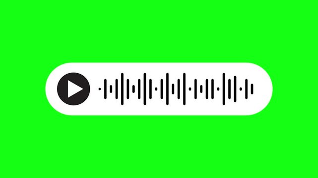 Voice message or voice recording 4k animation on green screen
voice message or voice chat ui design hd animation on chroma key background
audio animation on green background