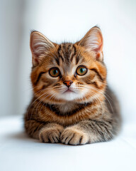 Obraz premium hyperrealistic photo of a cat