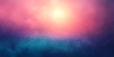 Corporate gradient banner with futuristic tech overlays, 