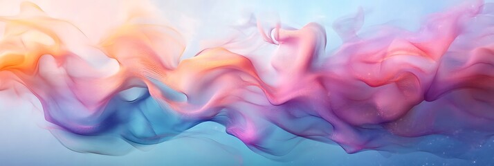 Abstract flowing digital waves in clean modern designs, 