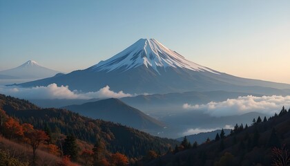 Fototapeta premium view of Mount Fuji