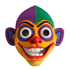 PNG, playful mask, cartoon mask, clown mask, fun mask, entertainment mask