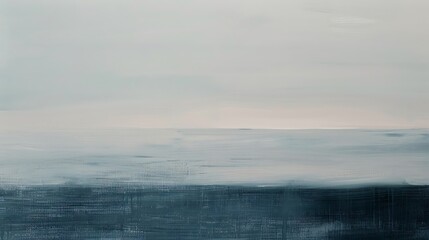 Minimalist painting where simplicity clean lines and a focus on form and color create a serene and meditative composition