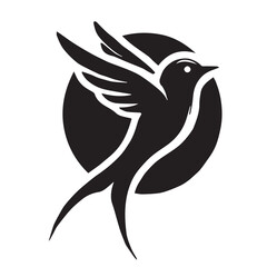 Silhouette of a palm tree on white background	