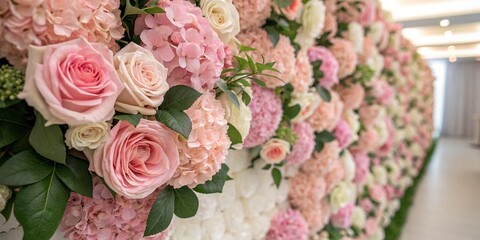 bouquet of roses in the garden