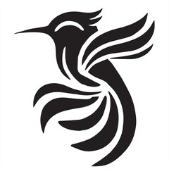 Obraz premium Silhouette of a palm tree on white background 