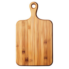 Fototapeta premium Bamboo cutting board, isolated on white