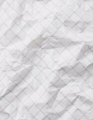Fototapeta premium Natural Creases: A Study of White Crumpled Paper