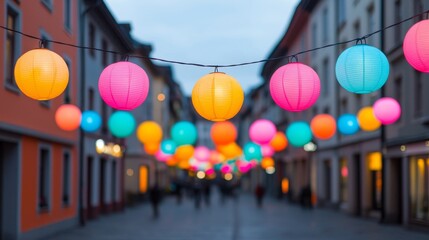 Illuminating the Night: Early Festival Lights Brighten City Center