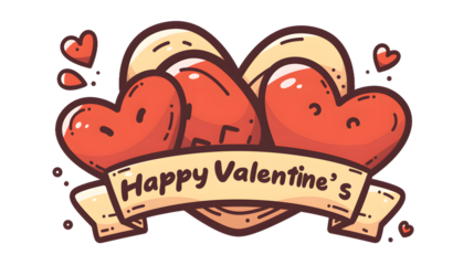 Handwritten Valentine's Day Vector Design | Cute Red Heart Illustration | Perfect for Logos, High-Resolution T-Shirts & Clipart | Romantic Typography Art