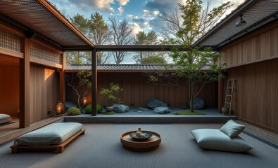Zen oasis: a fusion of japanese and nordic minimalism Japandi interior design interior design japandi style modern