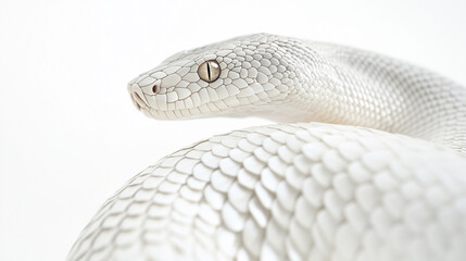 Fototapeta premium White snake