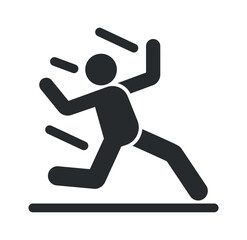 Caution wet floor warning sign