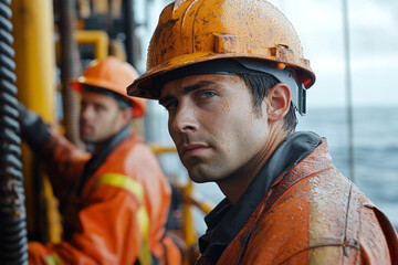Dedicated Oilfield Crew Working Together on Site