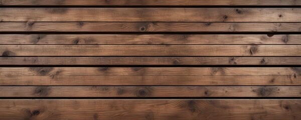 Fototapeta premium Close-up of wooden plank wall with horizontal gaps between planks, wooden panels, wooden boards, natural construction