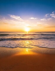 Beach Bliss Wedding Invitation Background