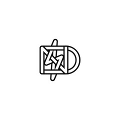 Alphabet Monogram Energy ND DN Letter Logo for Branding Solutions