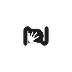 ND or DN logo and icon design