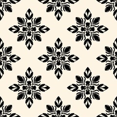 Flower seamless pattern and wallpaper

