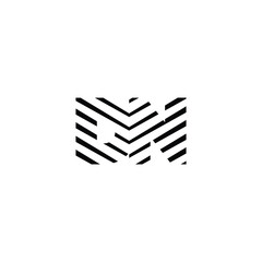 Abstract ND DN Icon Design with a Sleek Appearance