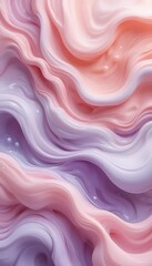 Obraz premium Swirling Pastel Creams: A Dreamy, Abstract Fluid Composition