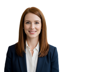 Business woman isolated. Illustration AI Generative.