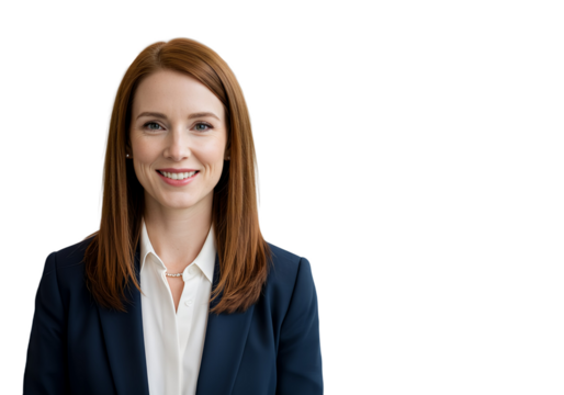 Business woman isolated. Illustration AI Generative.