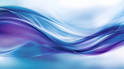 Fototapeta premium Abstract Blue and Purple Wave Design