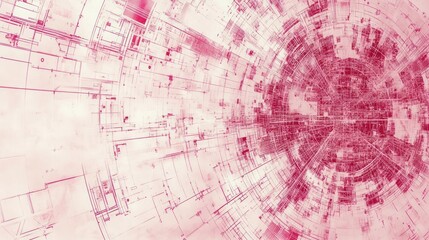Obraz premium Vibrant Radial Fractal Burst of Colorful Geometric Shapes and Patterns Abstract digital art with futuristic psychedelic and techno inspired design